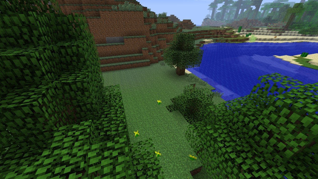 Jungle Biome Near Spawn [12w03a] Minecraft Map